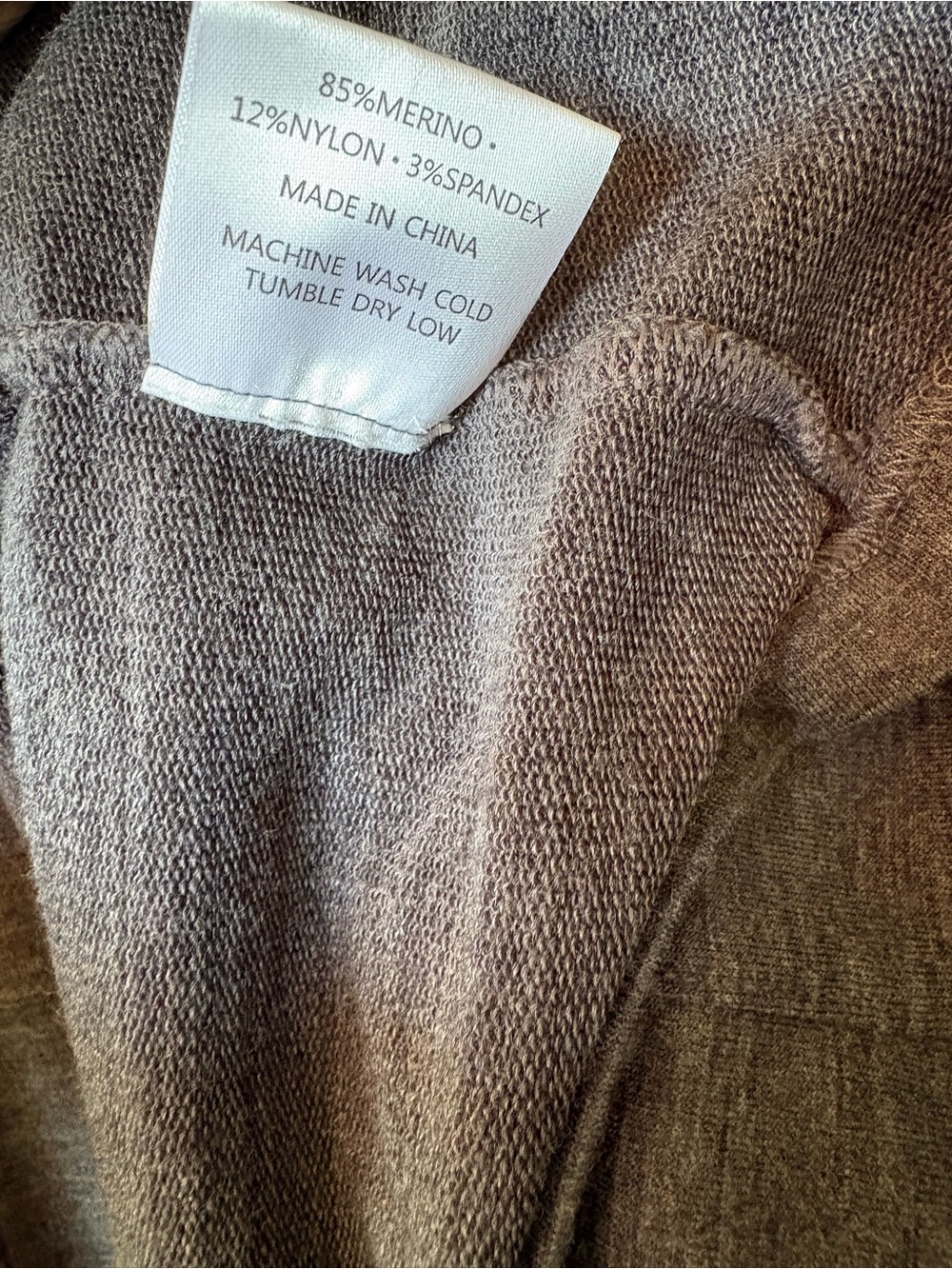 Woolx Kinsley Merino Wool Open Front Long Cardigan Jacket - Dark Charcoal - Picture 5 of 6